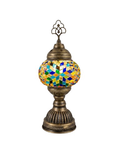 LÂMPADA TURCA DE MESA - MOSAICO - TAMANHO 1