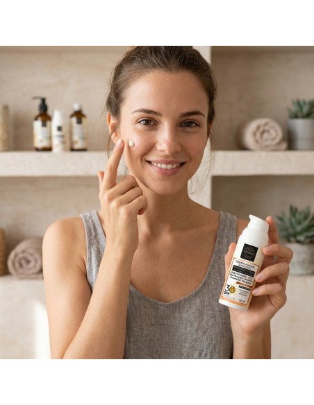 CREMA FACIAL SOLAR SPF30 HELIOSKIN - BANBAN - PIEL NORMAL, GRASA Y MIXTA - 50 ML