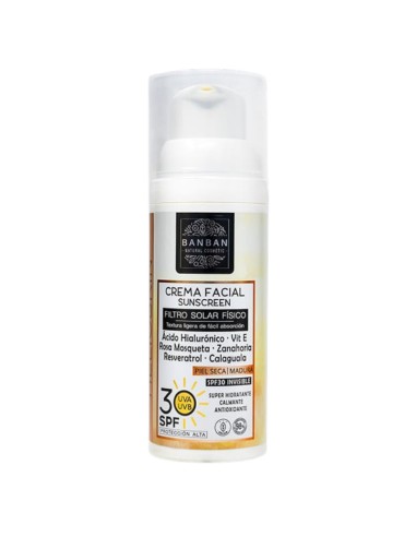 CREMA FACIAL SOLAR SPF30 HELIOSKIN - BANBAN -...