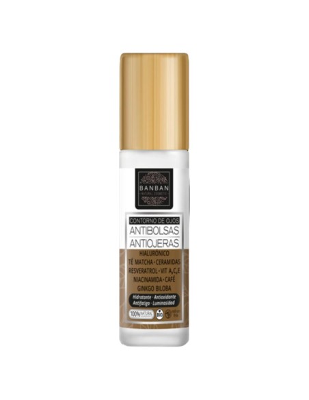 CONTORNO DE OLHOS ANTI-BOLSAS E ANTI-OLHEIRAS BIO - BANBAN - ROLL ON - 15ml