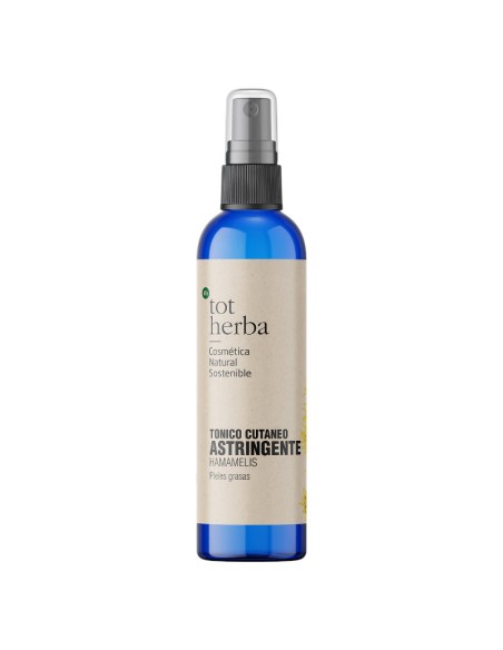 TONICO CUTANEO ASTRINGENTE DE HAMAMELIS - PIELES GRASAS - TOT HERBA - 200 Ml