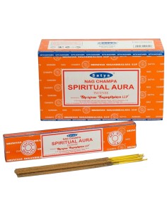 INCENSO ESPIRITUAL AURA - SATYA - VARETAS DE INCENSO - 15GR