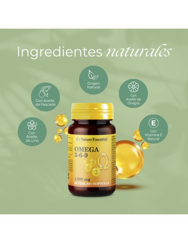 OMEGA 3-6-9 - NATURE ESSENTIAL - 1000 MG - 30...