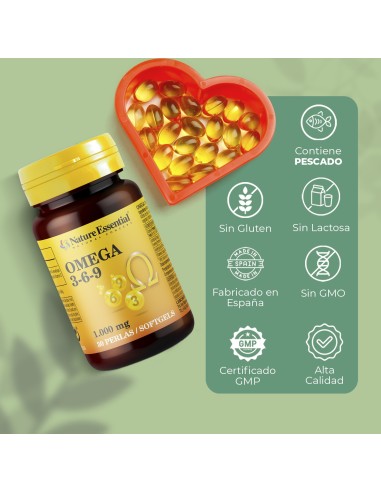 OMEGA 3-6-9 - NATURE ESSENTIAL - 1000 MG - 30...