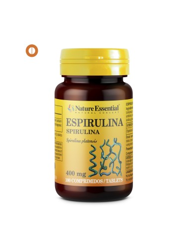 ESPIRULINA - NATURE ESSENTIAL - 400 MG - 100...
