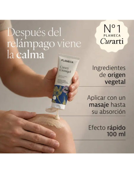 CURARTI CREMIGEL - PLAMECA - ALIVIO ARTICULAR Y MUSCULAR RÁPIDO - 100ML