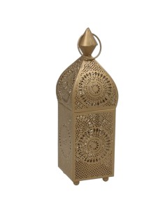 FAROL ÁRABE DORADO - PORTAVELAS ÁRABE - DECORACIÓN... 2