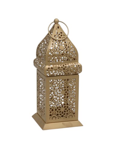 FAROL ÁRABE DOURADO - CASTIÇAL ÁRABE -...