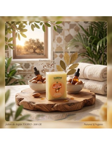 JABÓN ARGAN - TOOBIO - 100 GR