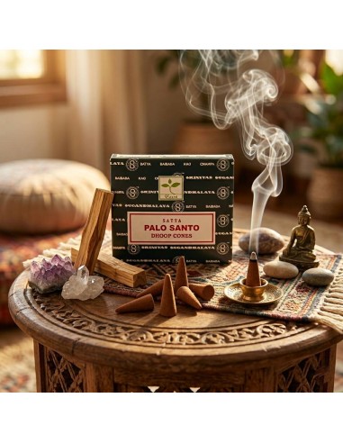 INCIENSO PALO SANTO - SATYA - 12 CONES