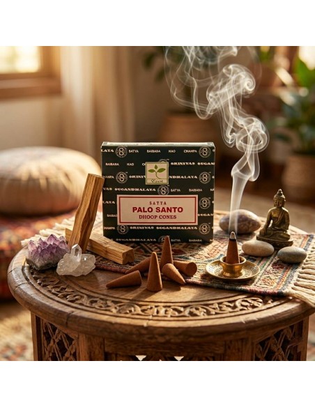 INCIENSO PALO SANTO - SATYA - 12 CONES