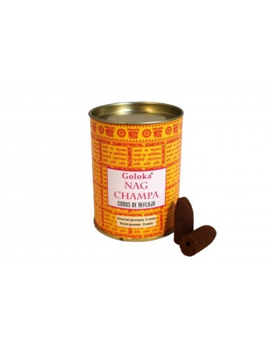 Cones de refluxo Nag Champa Goloka Lata 18UD
